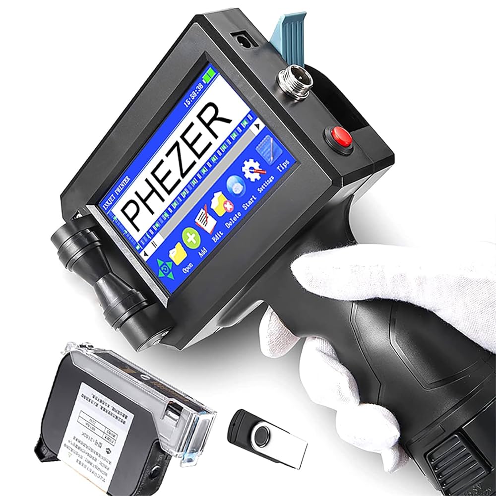 Amazon.co.jp: Handheld Inkjet Printer, 12.7mm Portable